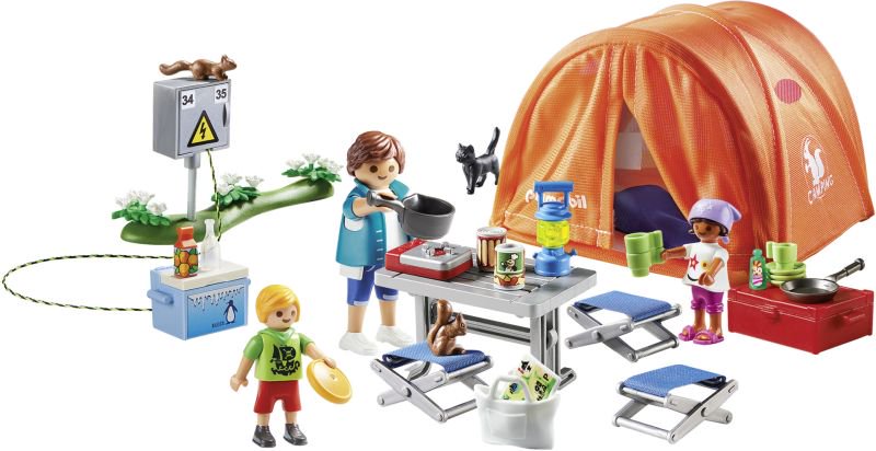 Playmobil Σκηνή Camping – Colorful